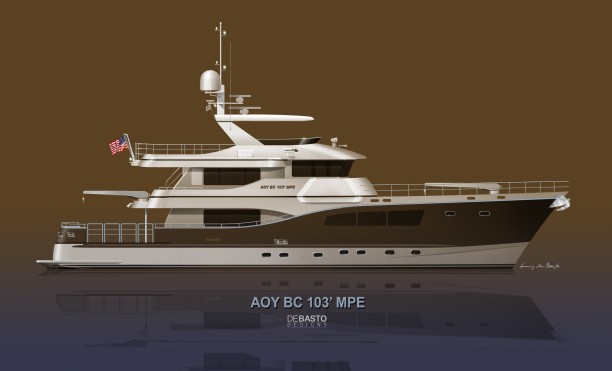Click for Larger All Ocean Yachts 103 in Fiberglass