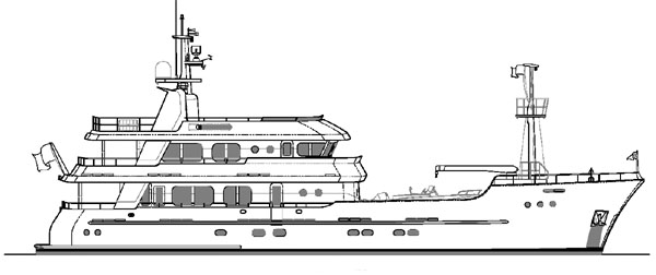 110' Aft House Explorer Yacht Profile