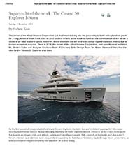 Superyacht of the week: The Cosmo 50 Explorer I-Nova