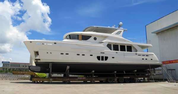 FIRST SELENE 92' AT YARD NOW DELIVERED TO OWNER