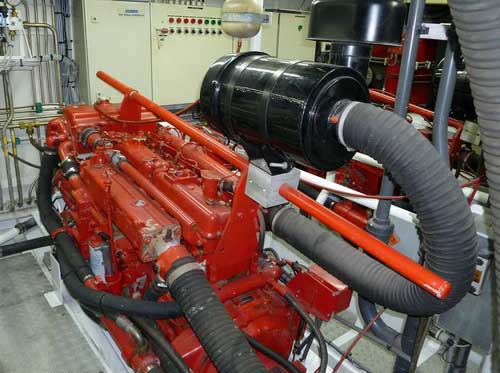 Expedition Yacht Engine Room