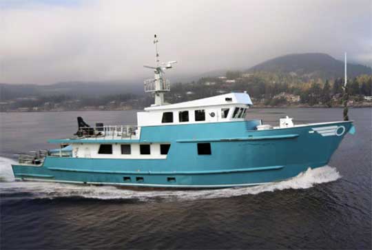 Expedition Yacht for Sale Ocean Voyager 95