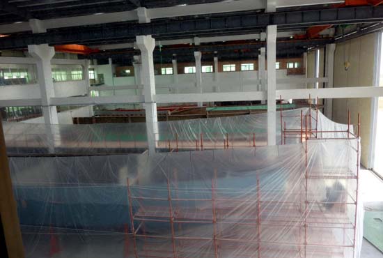 Tricon Part of Building Hall 3 in China