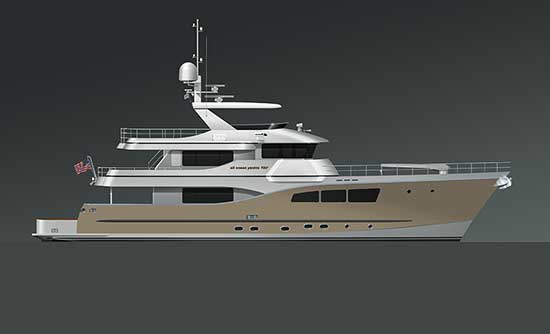 Click for Larger All Ocean Yachts 100 (30.5 m) Steel Design