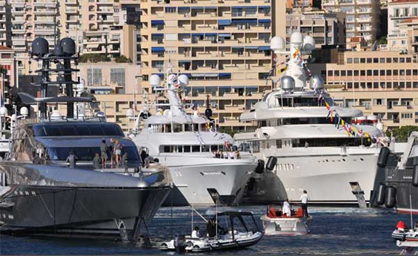Monaco Yacht Show Yachts