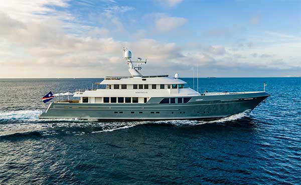 >Dorothea III at the Palm Beach Boat Show
