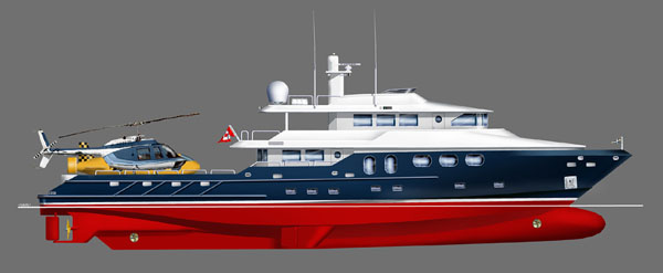 Bray Design 125' Shadow Yacht