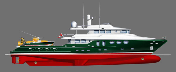 Bray Design 125' Shadow Yacht