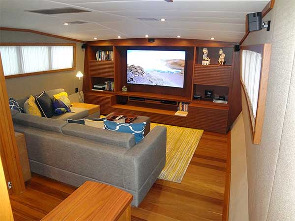 Benetti Motor Yacht TV Room