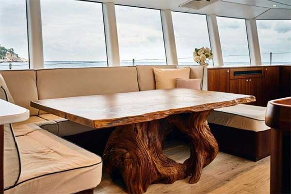 Expedition Yacht Circa Kauri Dining Table