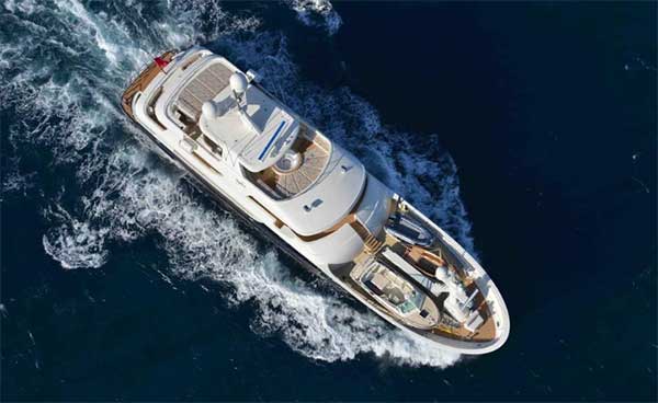 Expedition Yacht Safira Tender Storage Forward