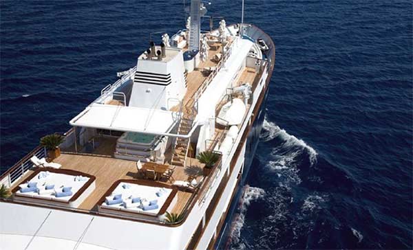 Expedition Yacht Upper Deck